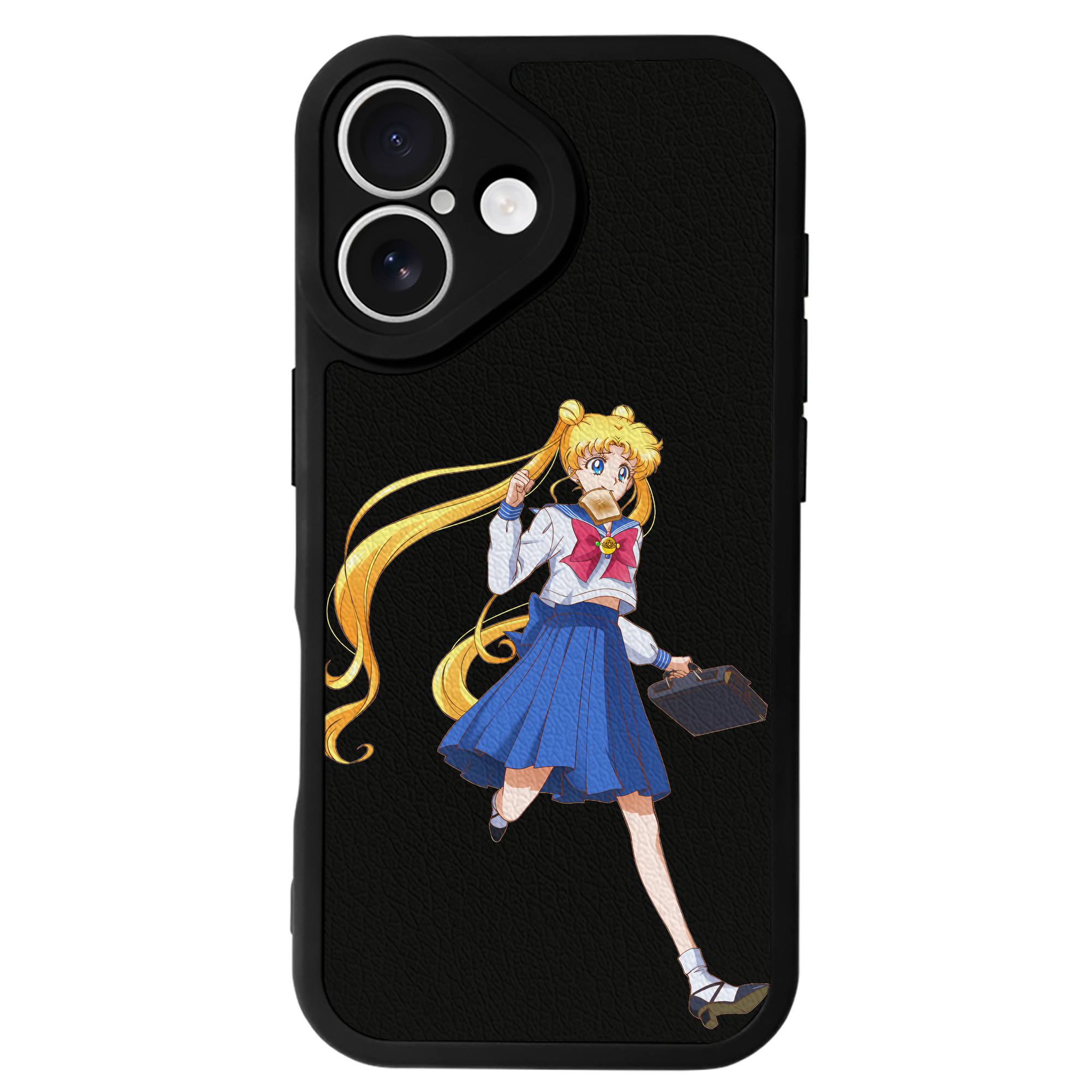 （画像用） 美少女戦士セーラームーン 愛野 美奈子 あいの みなこ Sailor Moon Aino Minako 【iPhone 16シリーズ対応】シリコンスマホケース（レザー調） 材質：シリコン